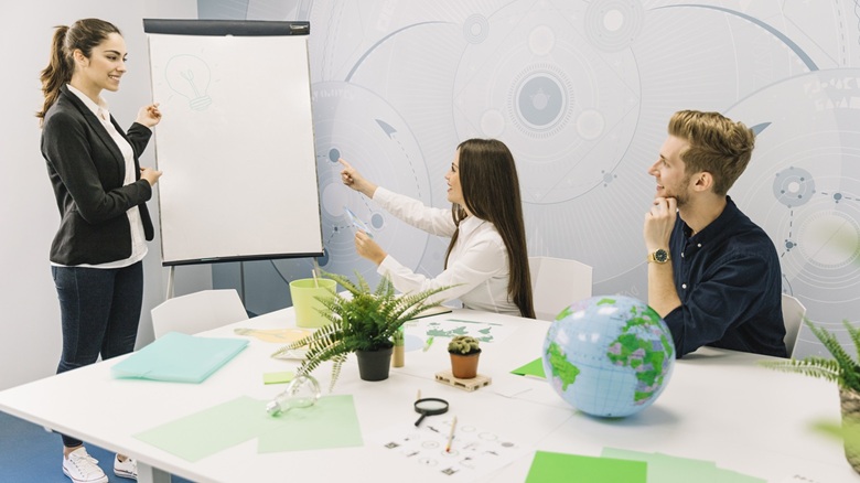 Gráfico de crecimiento representando impacto